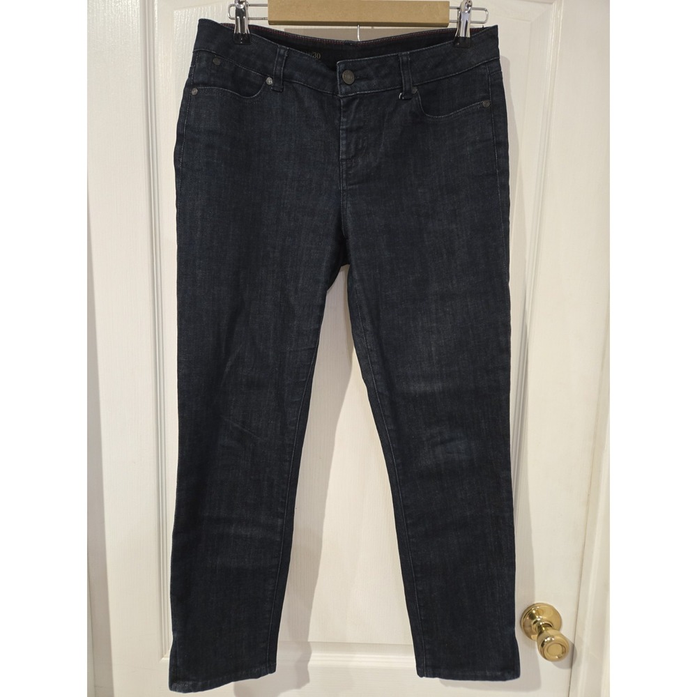 Womens Talbots 10P/30 Modern Slim Ankle Dark Wash Jeans